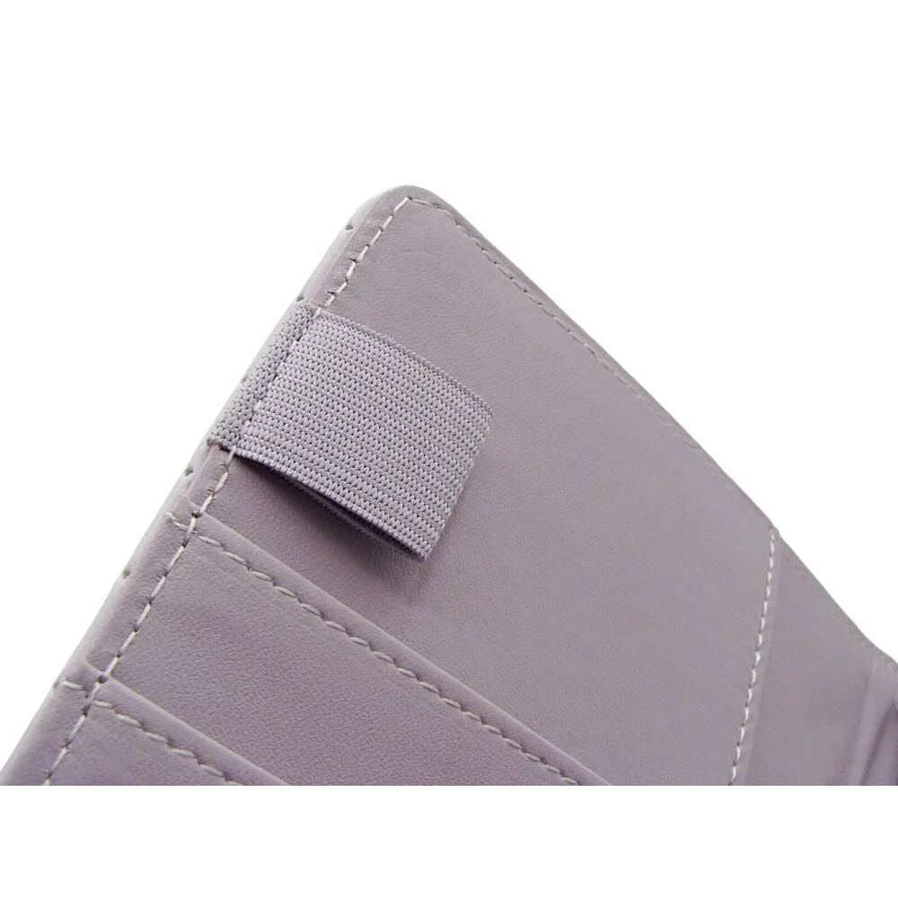 Pastel Ombre Planner Organizer Ring Binder Snap Close Quilted Blue Purple 7.5x5